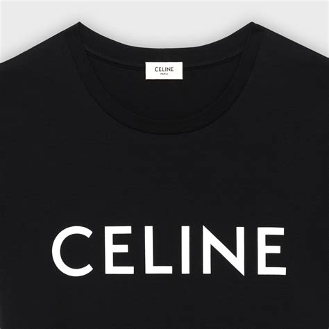 celine black t shirt|Celine tshirt price.